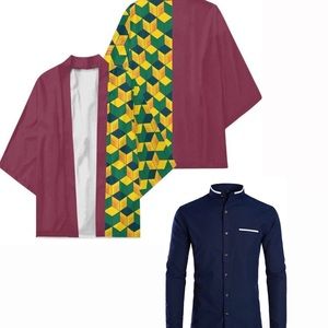 Demon Slayer anime Giyu Tomioka cosplay set of 2!! Brand new!! Fast shipping!!